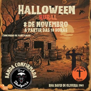 Noite de Halloween da Cervejaria Rural