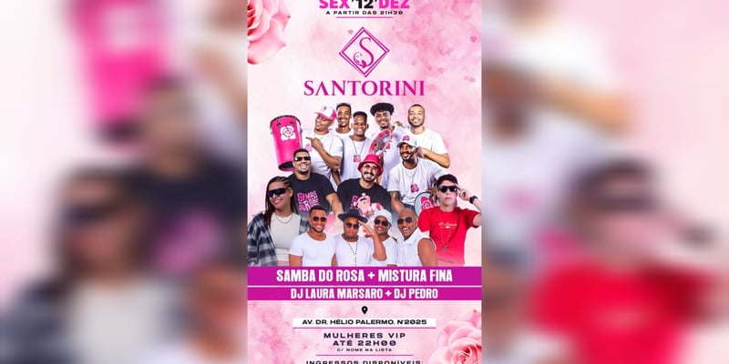 Samba do Rosa + Atrações
