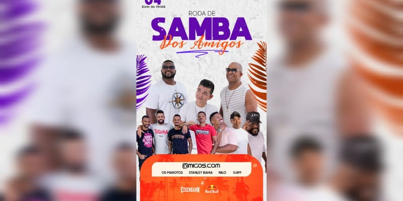 Roda de samba dos amigos