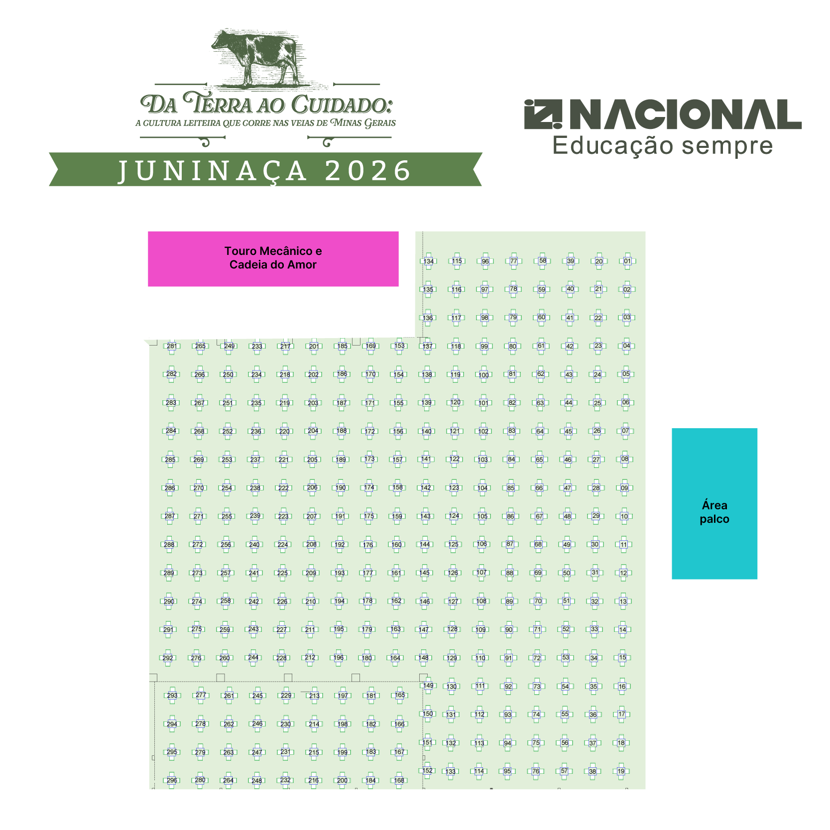 Mapa do evento