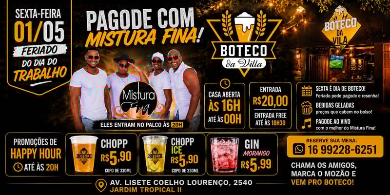 Pagode do Boteco da VILLA