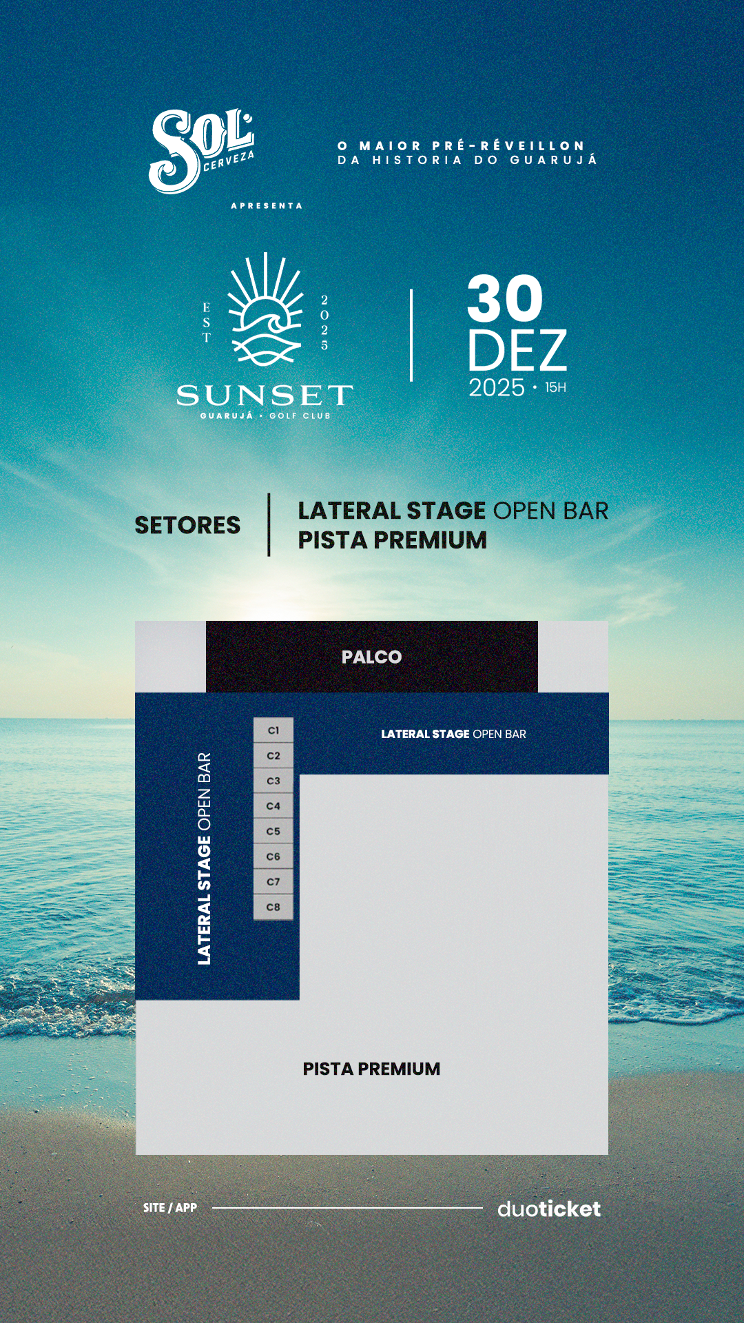 Mapa do evento
