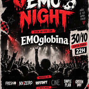 Emo Night com Banda EmoGlobina