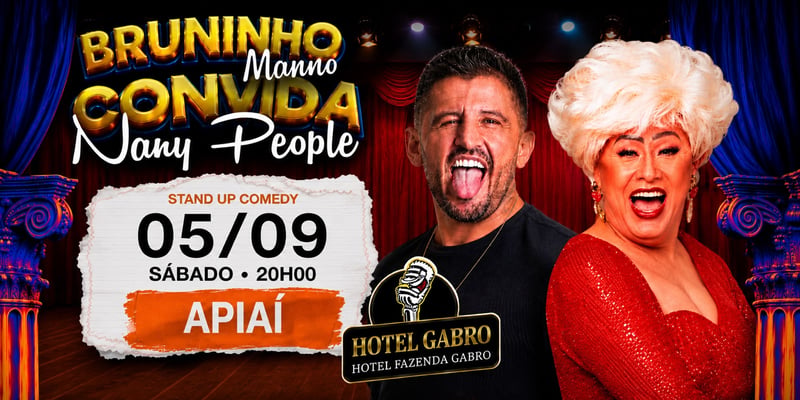 Bruninho Manno convida Nanny People em Apiaí