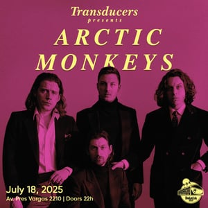 Especial Arctic Monkeys com Banda Transducers