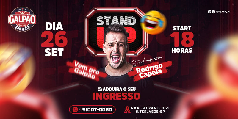 Stand- Up Comedy  Rodrigo Capela
