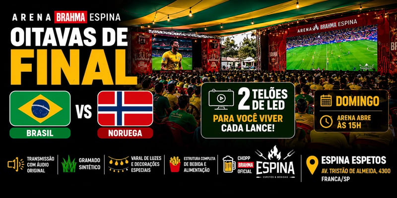Arena Brahma Espina | Brasil x Noruega