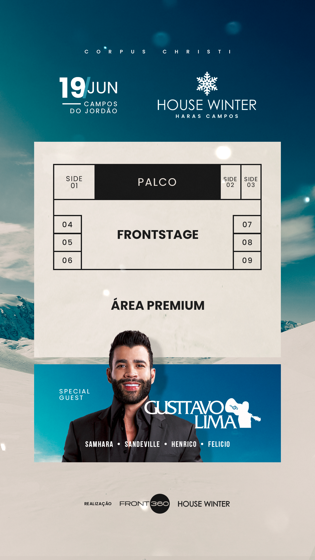Mapa do evento