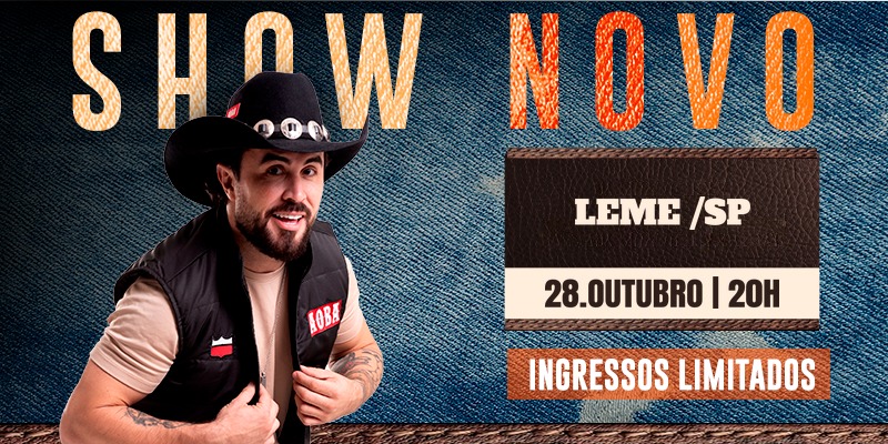 MARCUS CIRILLO em LEME - SP (SHOW NOVO)