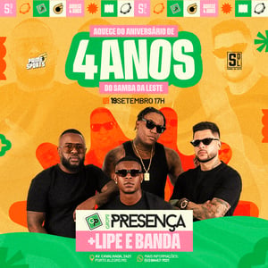Aquece dos 4 anos do samba da leste