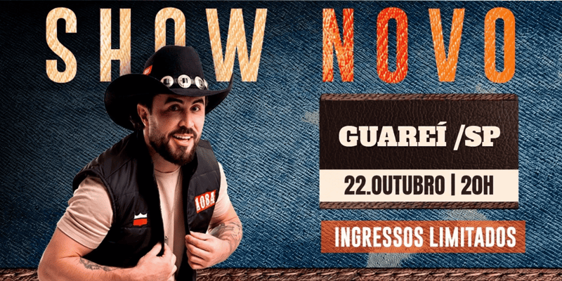 MARCUS CIRILLO em GUAREÍ - SP (SHOW NOVO)