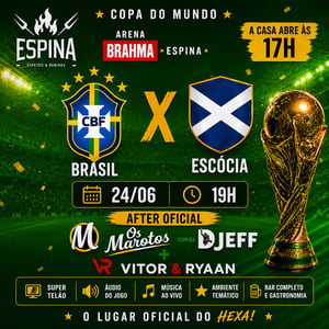 Arena Brahma Espina | Brasil x Escócia + Os Marotos, DJeff e Vitor & Ryaan