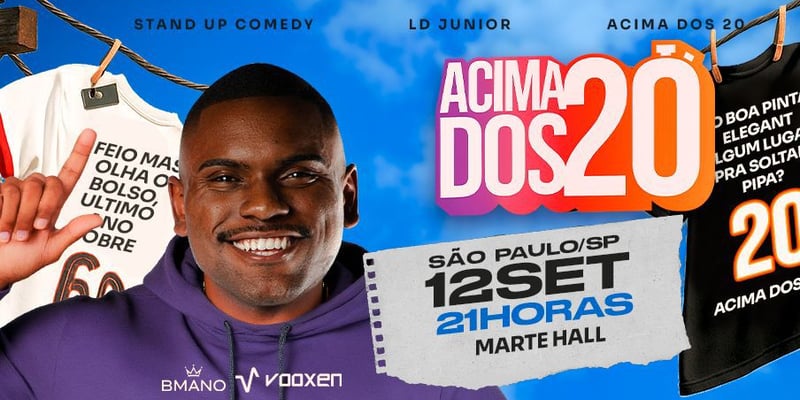 ACIMA DOS 20 - LD EM SÃO PAULO -