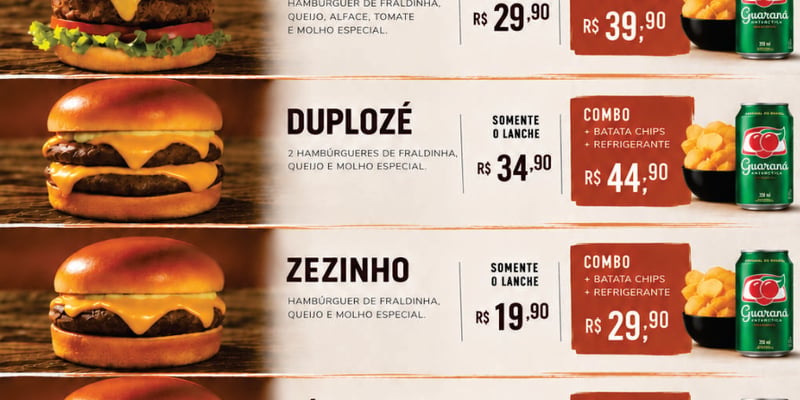 Duzé âncora Burguer day