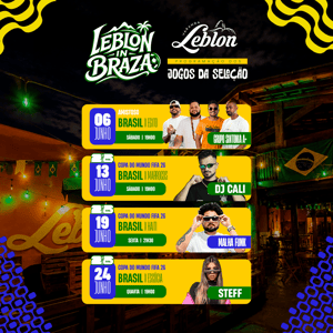 Leblon in Braza - Pacote de jogos da Seleção