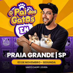 PAI DOS GATOS NA PRAIA GRANDE