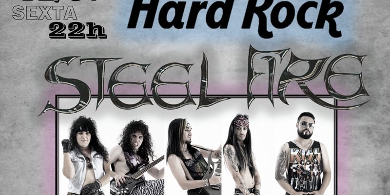 Especial Glam Metal Hard Rock / Banda Steel Fire