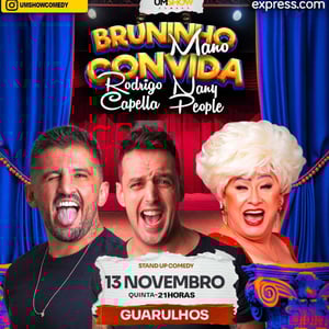 NANY PEOPLE BRUNINHO MANO E RODRIGO CAPELLA EM GUARULHOS