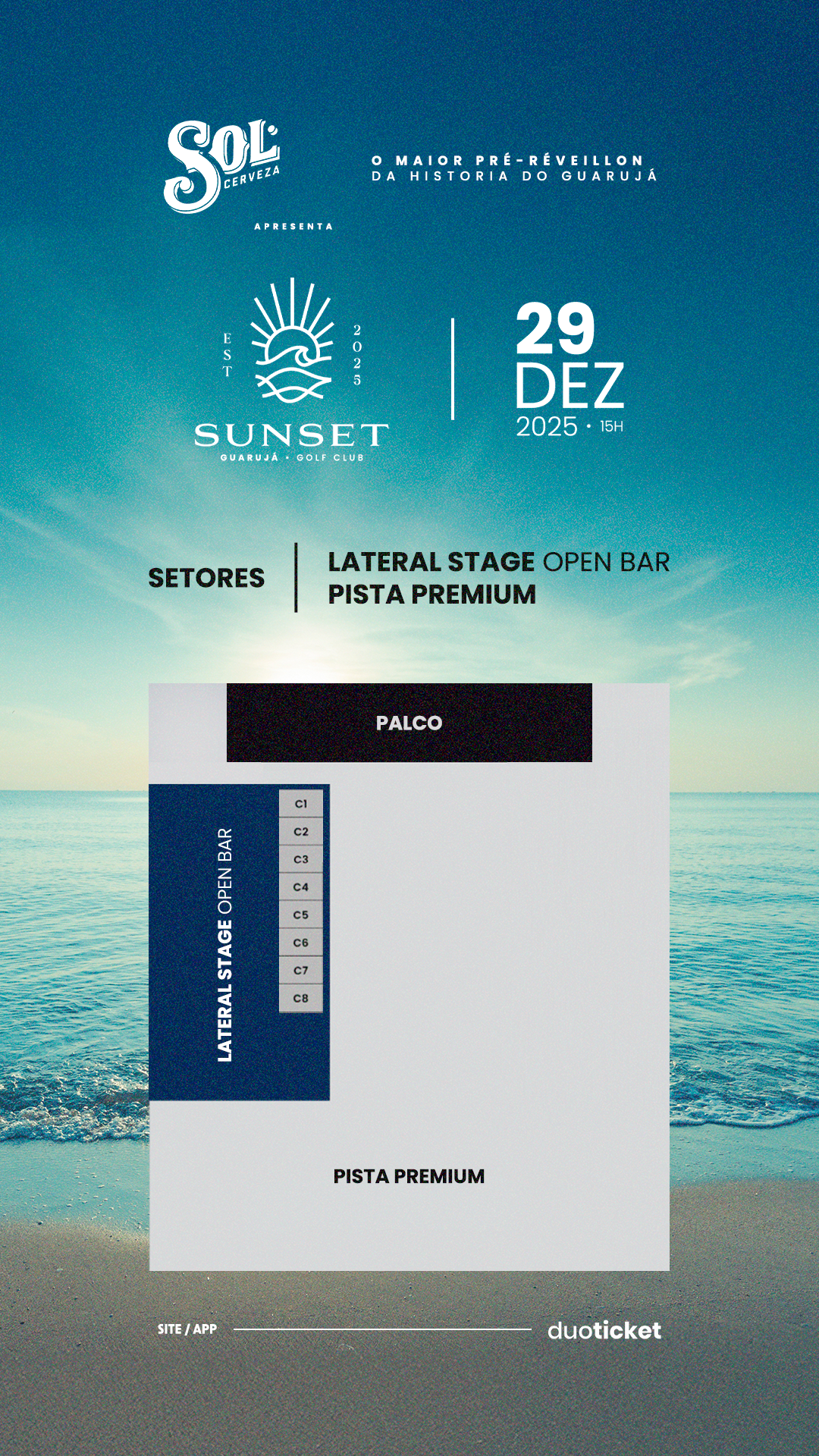 Mapa do evento