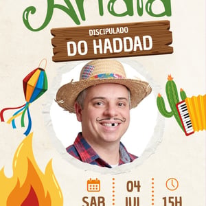 Arraia discipulado do Haddad