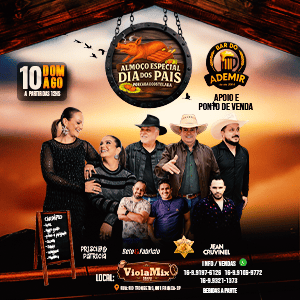 Almoço Especial Dia dos Pais - Porcada e Costelada