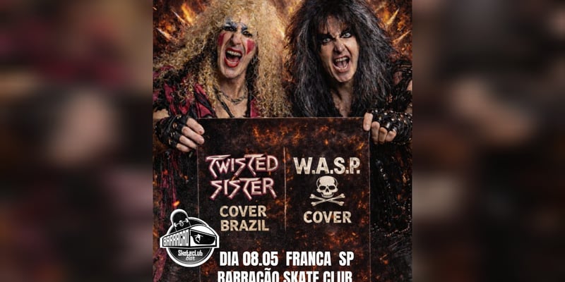 Especial Twisted Sister e W.A.S.P.