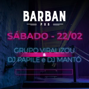 Sábado 22/02 - Barban Pub