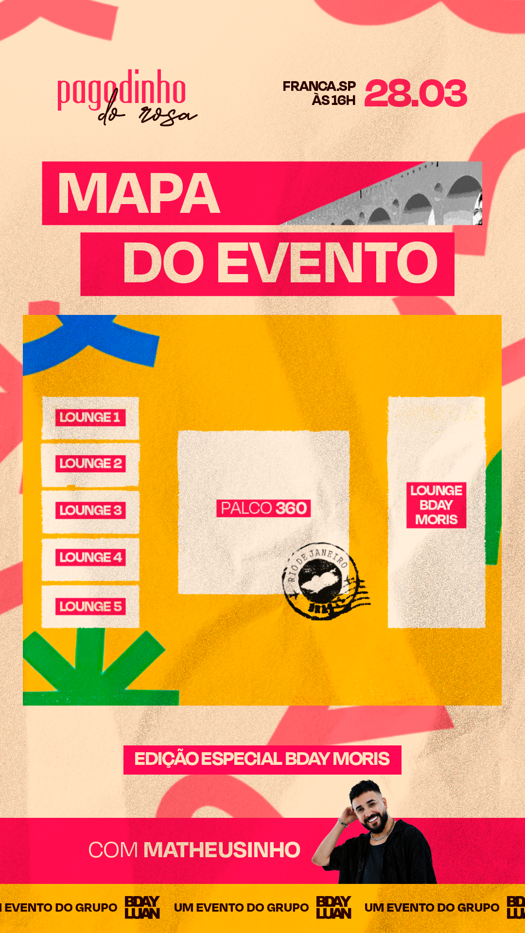 Mapa do evento