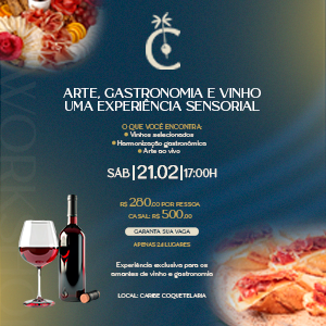 Arte, gastronomia e vinho