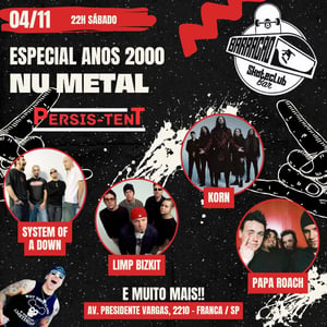 Especial Anos 2000 Nu Metal Banda Persis- TenT