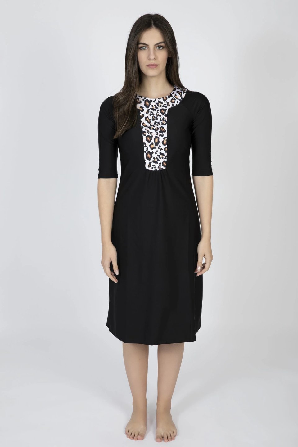 אתני שחור עם מנומר ורוד alternate view