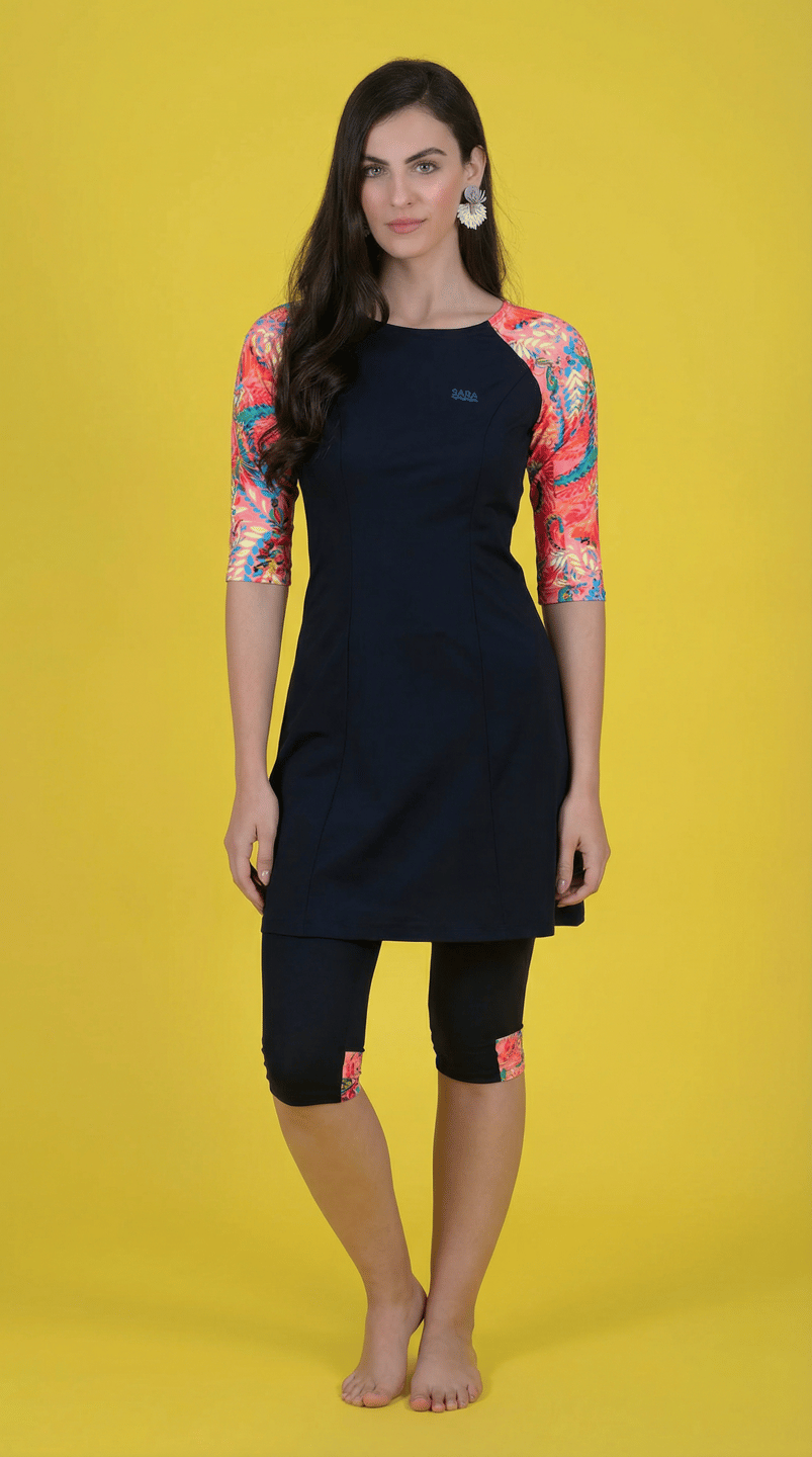 Pink Cashmere Long Sleeve Tunic for Swim and Sport