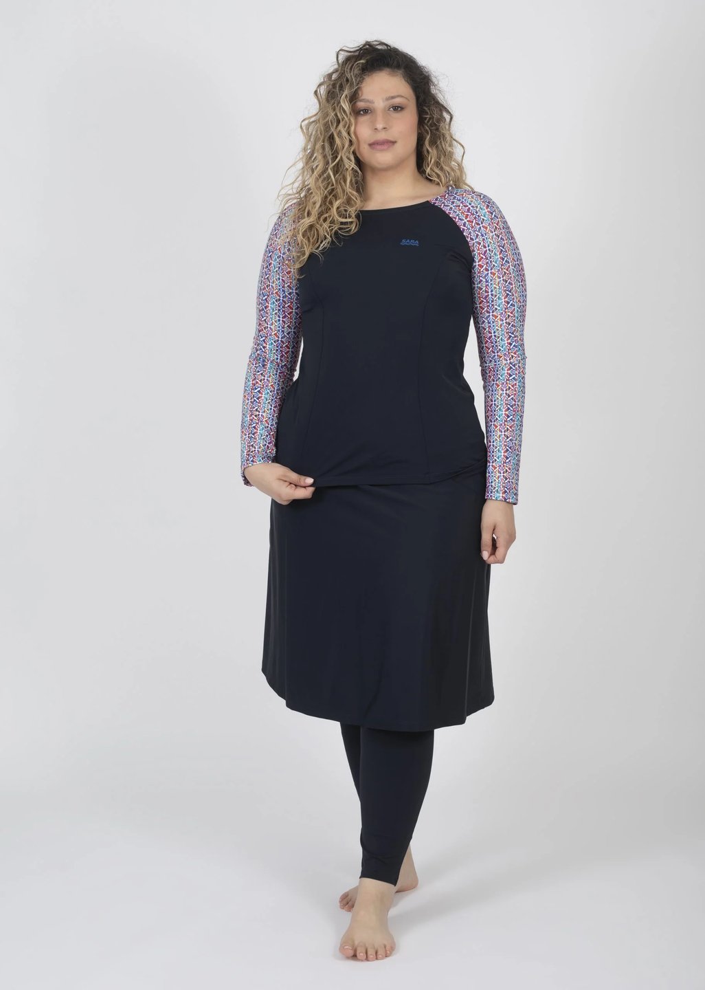 שיק צנוע ארוך ויטראז - Thumbnail 5