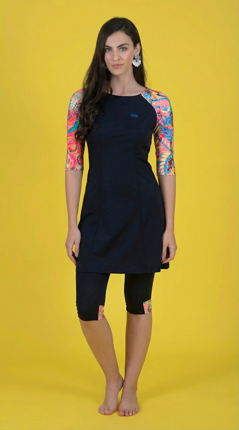 Pink Cashmere Long Sleeve Tunic for Swim and Sport - Image 4