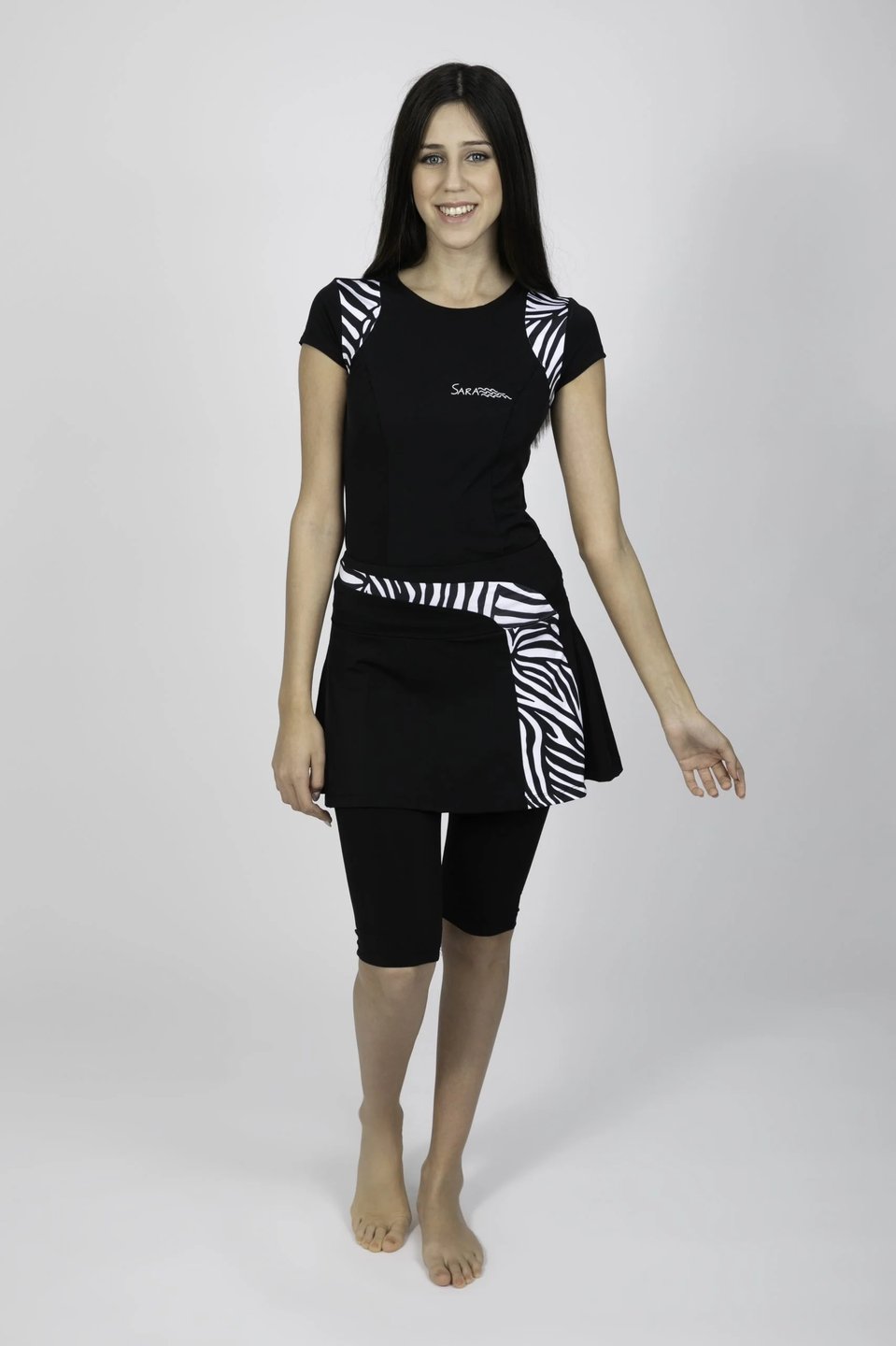 דגם טניס שחור זברה - Thumbnail 3