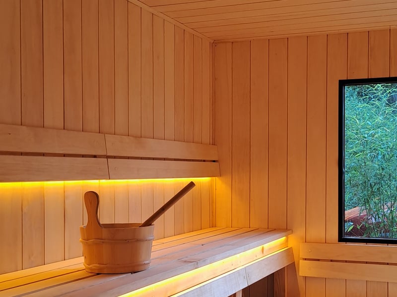 The Finnish Sauna at Mile End Climbing Wall