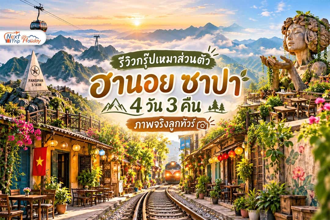 รีวิวทัวร์กรุ๊ปเหมาส่วนตัว เวียดนามเหนือ ฮานอย ซาปา 4 วัน 3 คืน | ภาพจริงลูกทัวร์