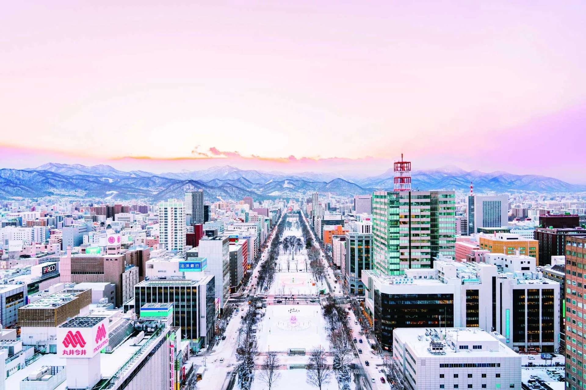 สวนโอโดริ ซัปโปโร ญี่ปุ่น