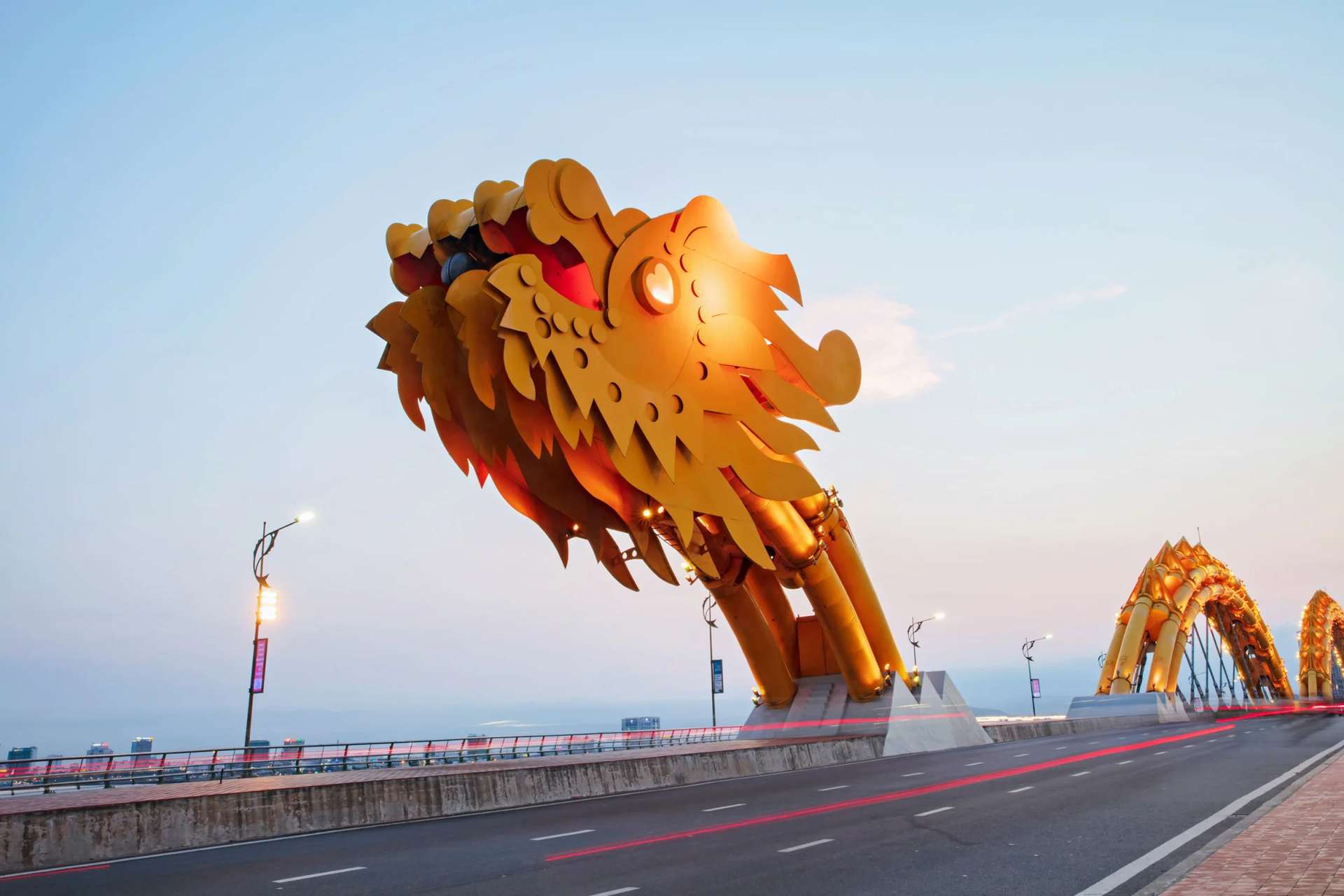 สะพานมังกร,	Dragon-Bridge ดานัง เวียดนาม