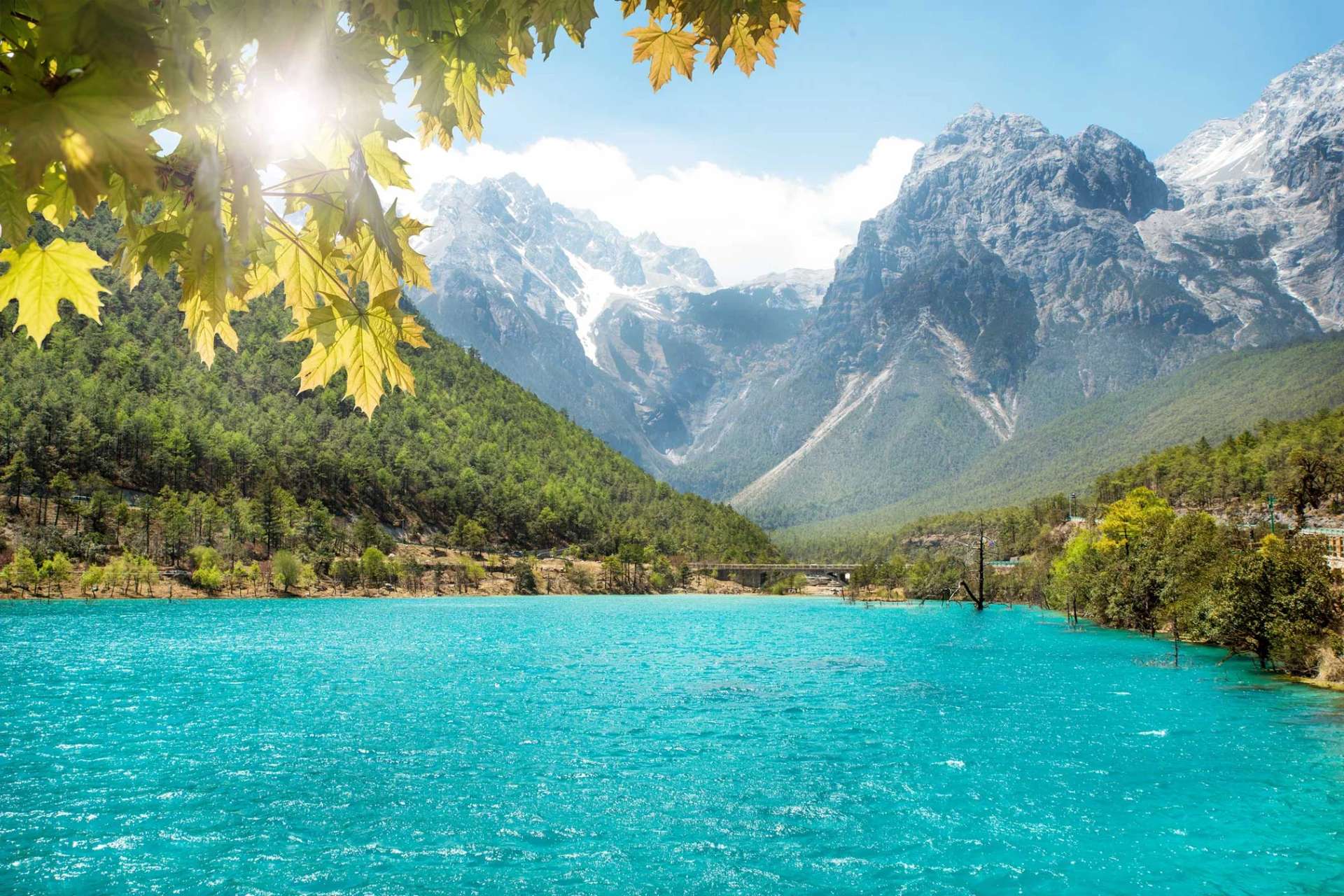 หุบเขาพระจันทร์สีน้ำเงิน, ไป๋สุ่ยเหอ, ทะเลสาบไป๋สุยเหอ, Blue-Moon-Valley