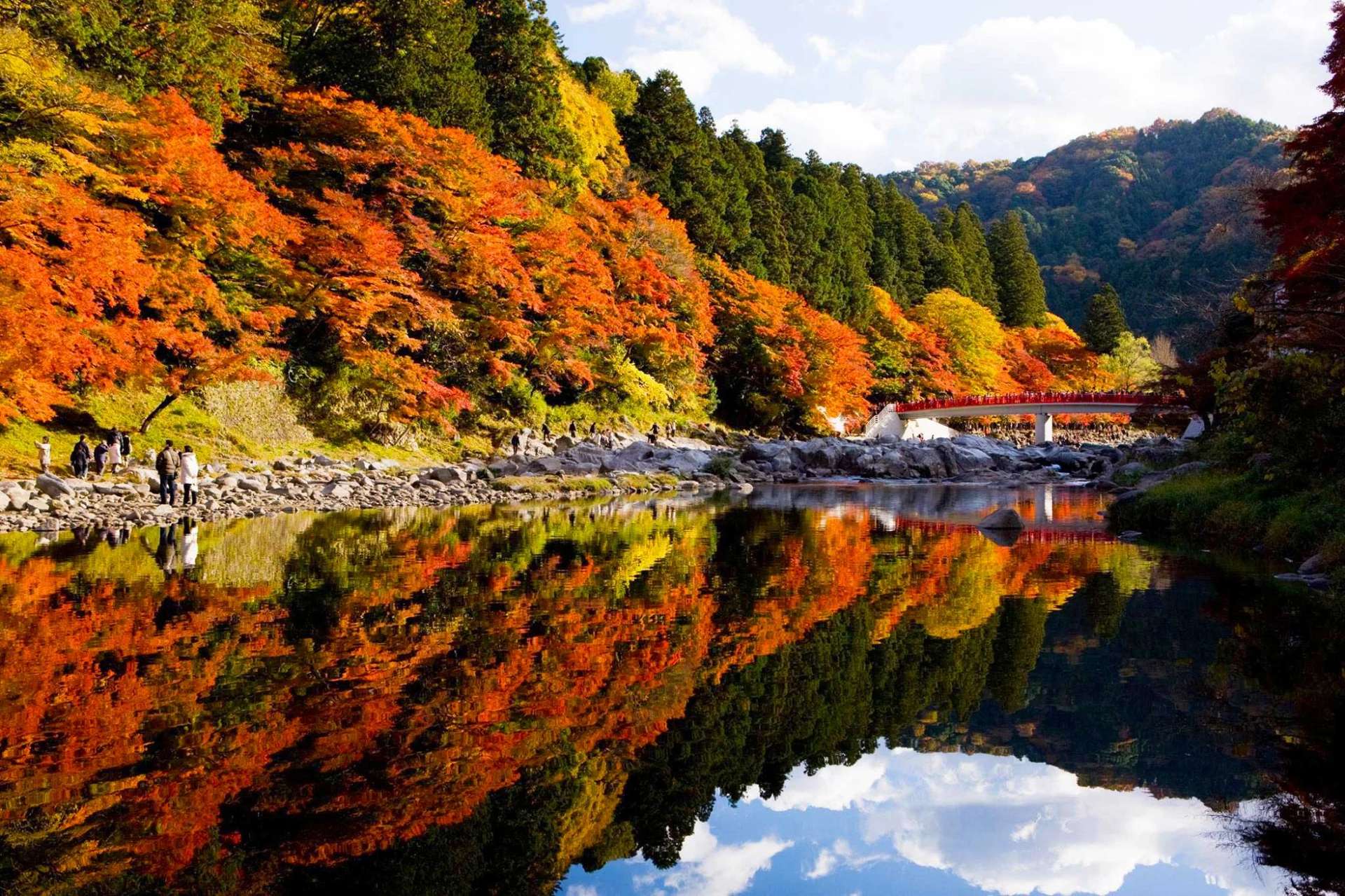 หุบเขาโครังเค Korankei Valley ญี่ปุ่น