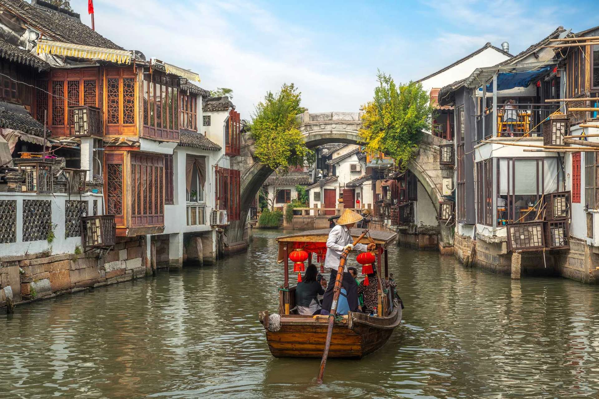 ล่องเรือโบราณจูเจียเจี่ยว, เมืองโบราณจูเจียเจี่ยว, จูเจียเจี่ยว, Zhujiajiao