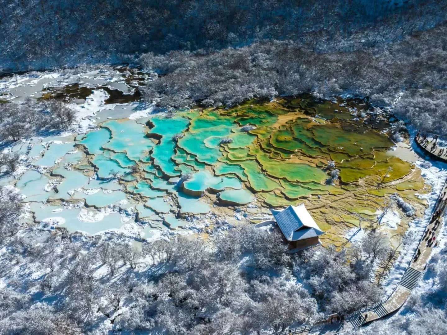 อุทยานหวงหลง, หวงหลง, อุทยานแห่งชาติหวงหลง, Huanglong National Park