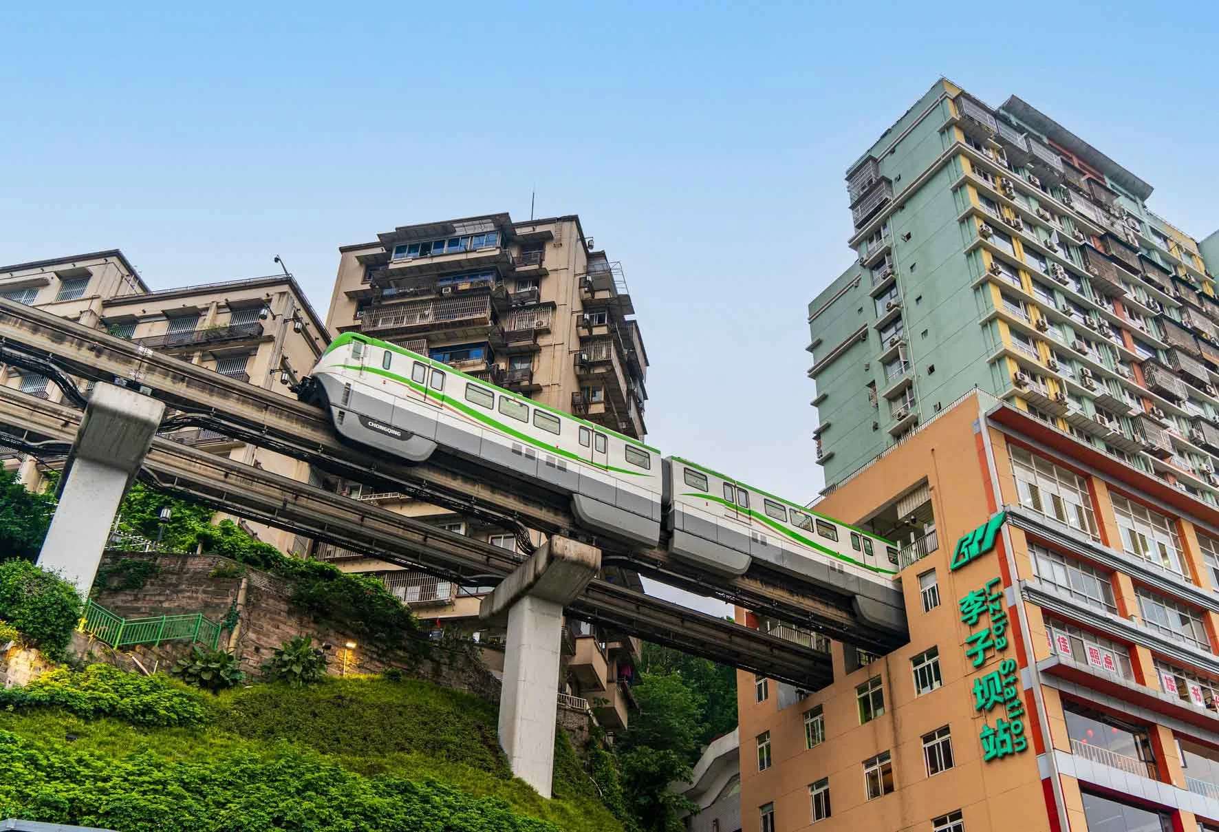 Liziba Station ฉงชิ่ง จีน