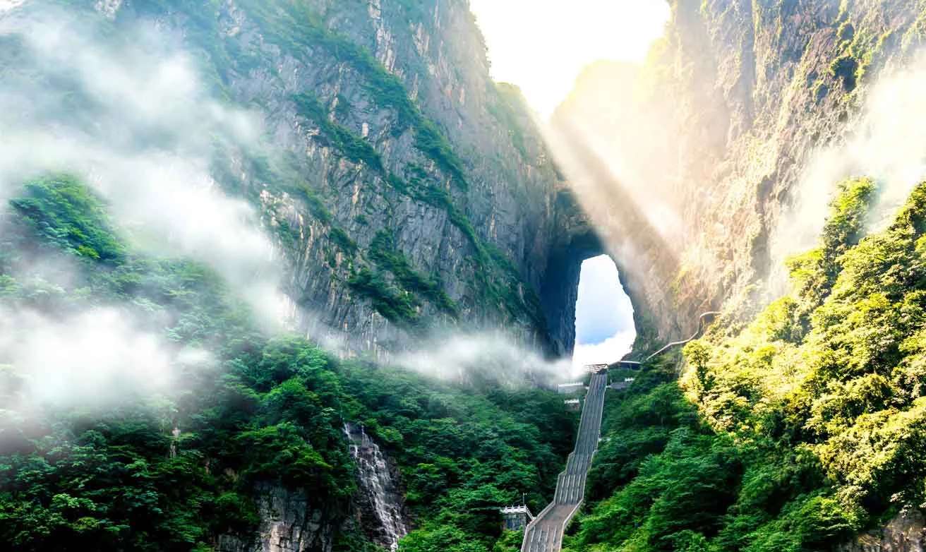Tianmen Mountain จางเจียเจี้ย จีน