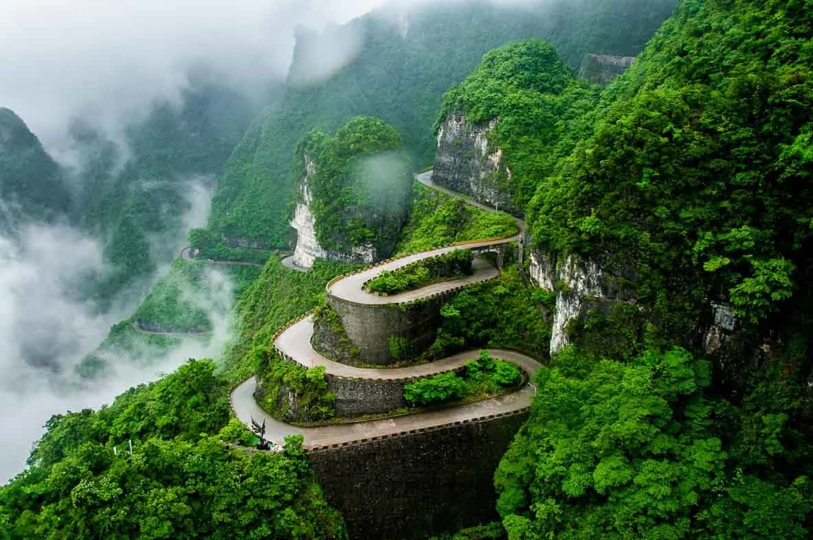 99 Bends Zhangjiajie จางเจียเจี้ย จีน