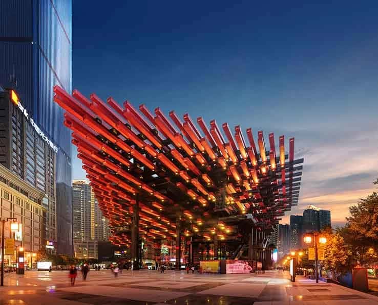 Chongqing Guotai Arts Center ฉงชิ่ง จีน