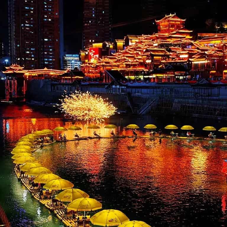 Gongshui River หูเป่ย จีน