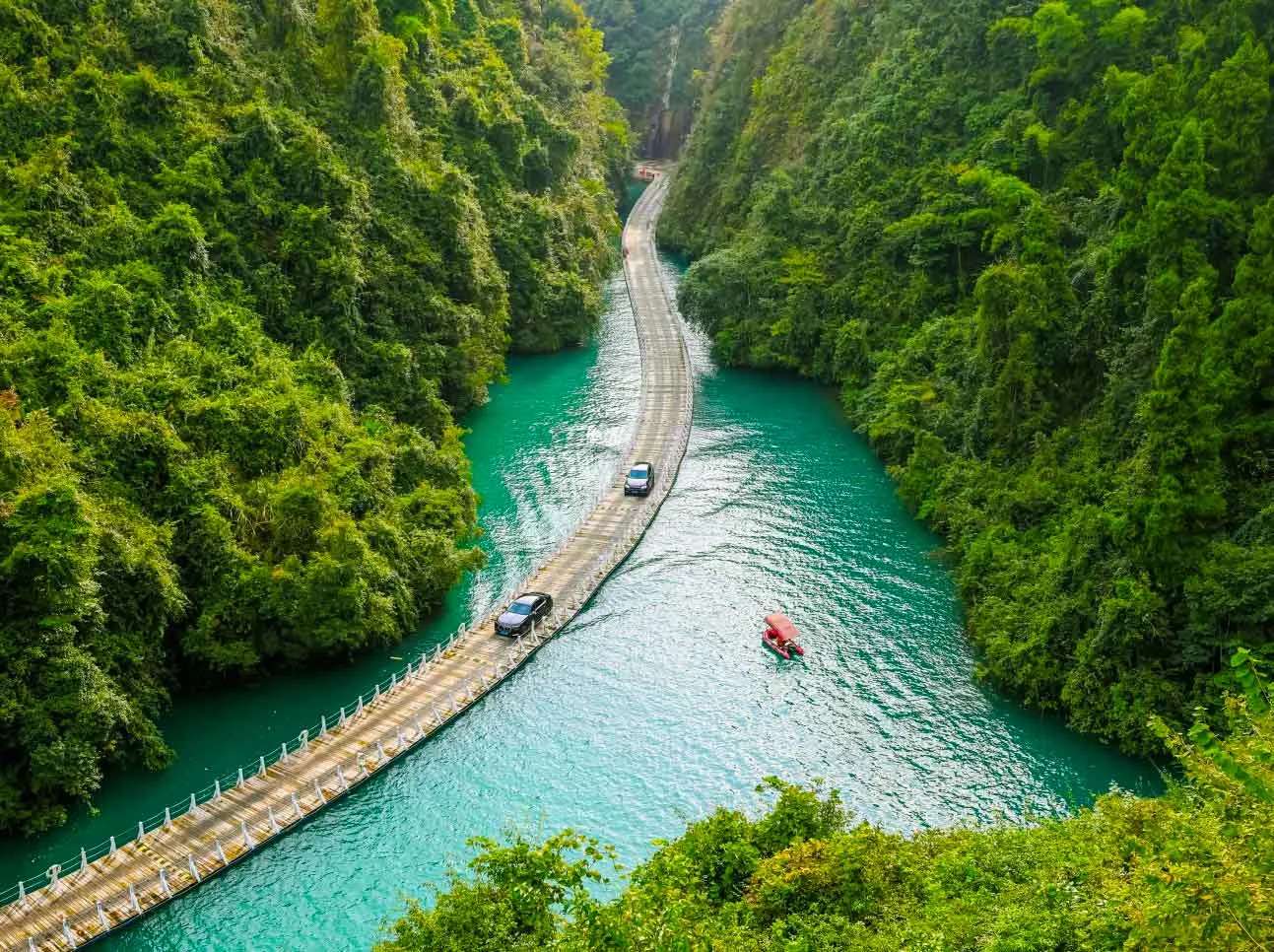 Shiziguan Scenic Area หูเป่ย จีน