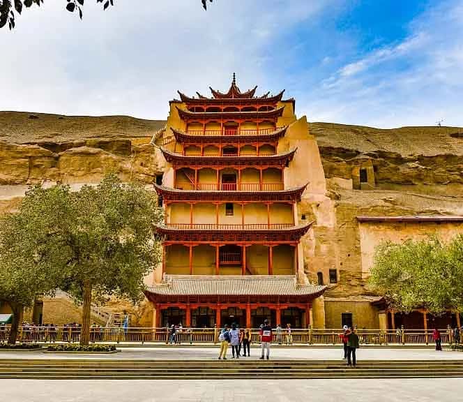 Thousand Buddha Grottoes ตุนหวง จีน